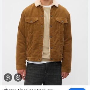 GAP Men's Corduroy Sherpa-Lined Jacket